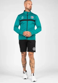 Gorilla Wear Vernon Trainingsjas - Groen/Blauw