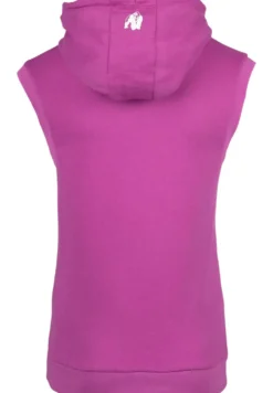 Gorilla Wear Virginia Mouwloze Hoodie - Fuchsia