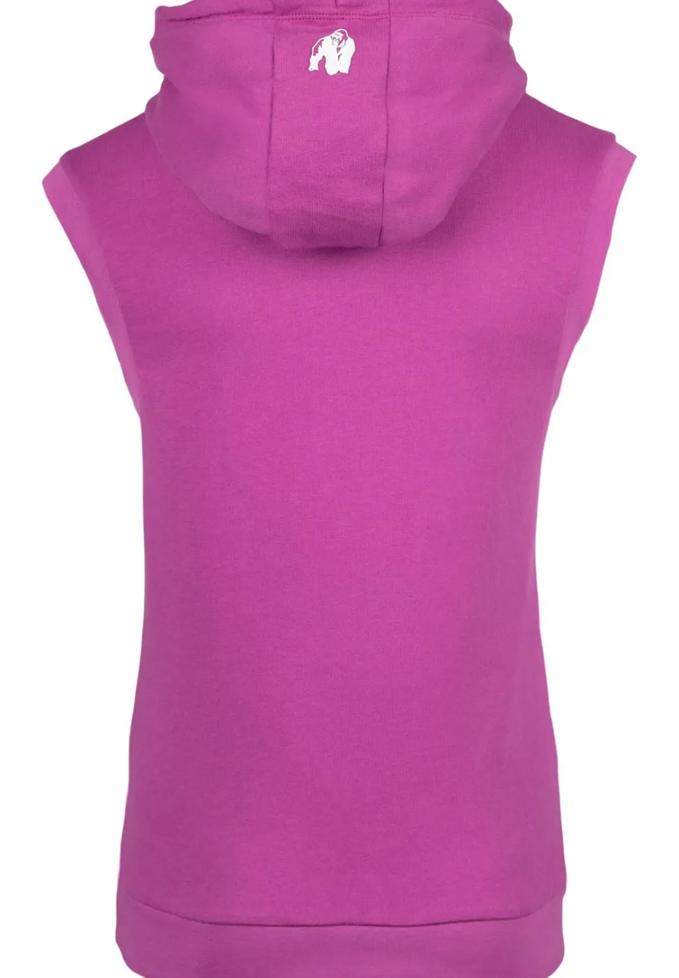 Gorilla Wear Virginia Mouwloze Hoodie - Fuchsia