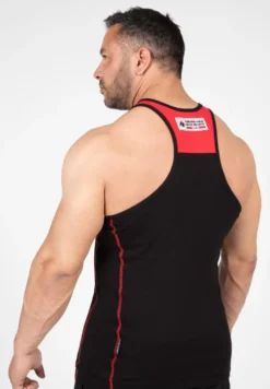 Gorilla Wear Wallace Tank Top - Zwart/Rood