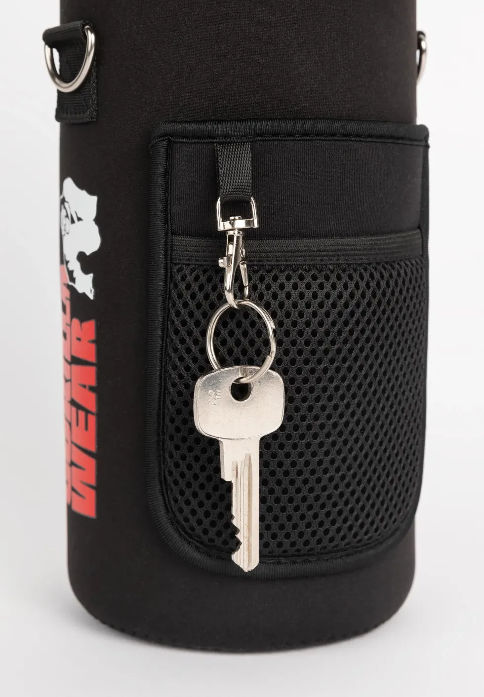Gorilla Wear Waterfles met Sleeve - Zwart - 2 L