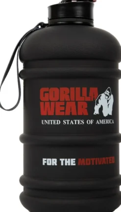 Gorilla Wear Water Jug - Waterfles - 2,2L - Zwart