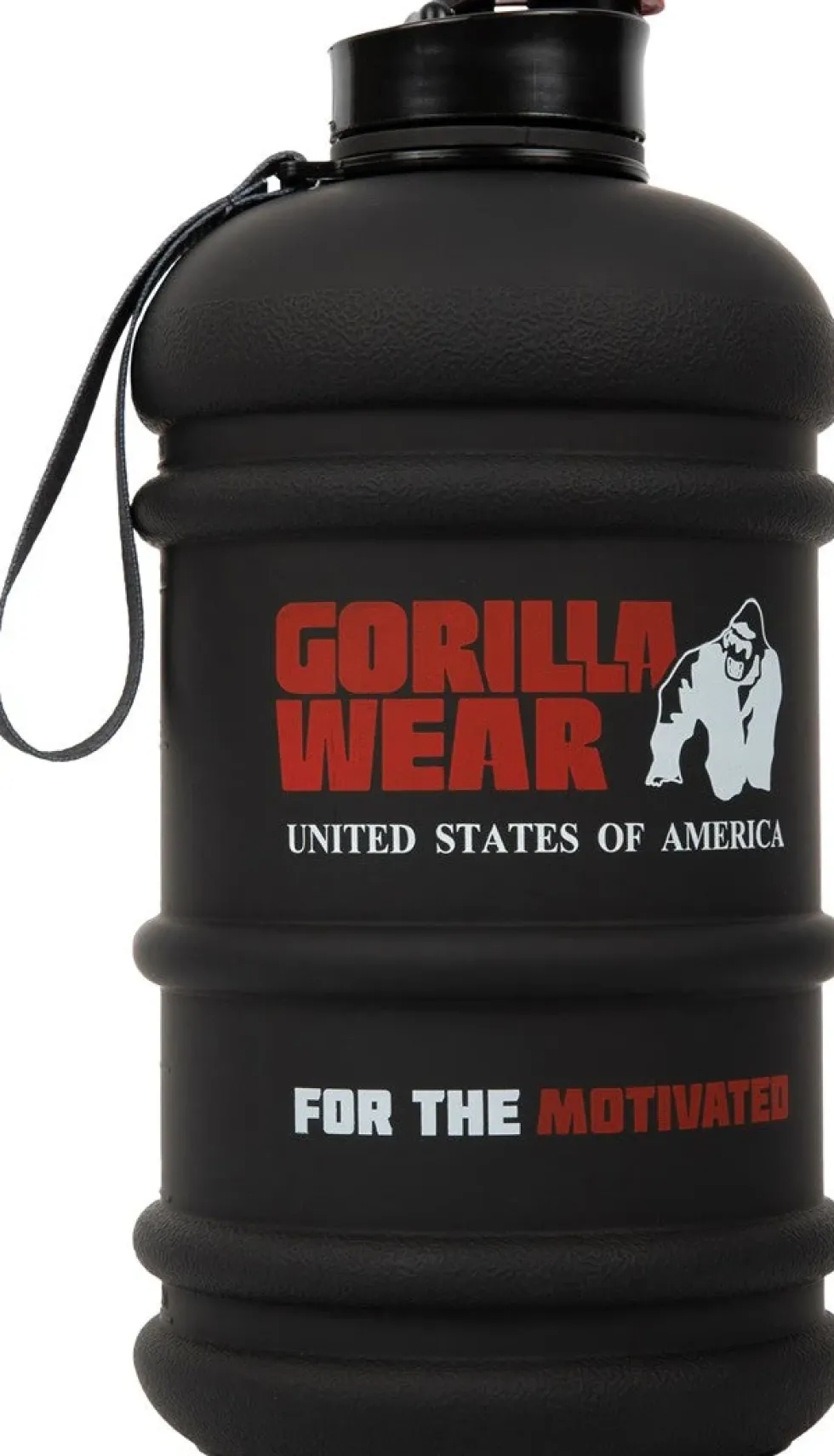 Gorilla Wear Water Jug - Waterfles - 2,2L - Zwart