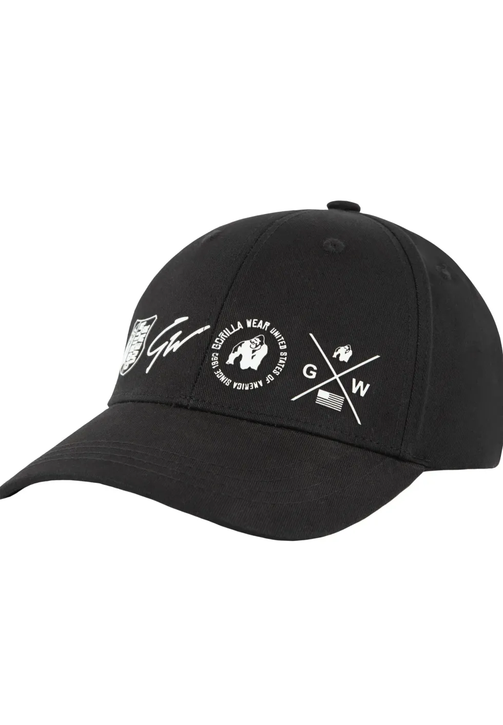 Gorilla Wear Weston Cap - Pet - Zwart