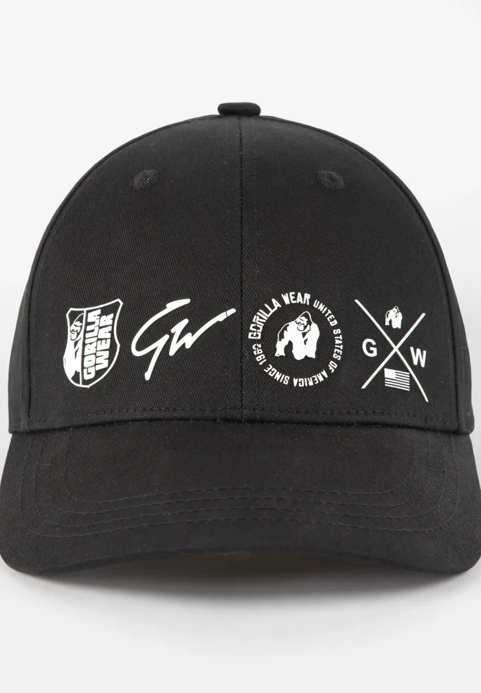 Gorilla Wear Weston Cap - Pet - Zwart