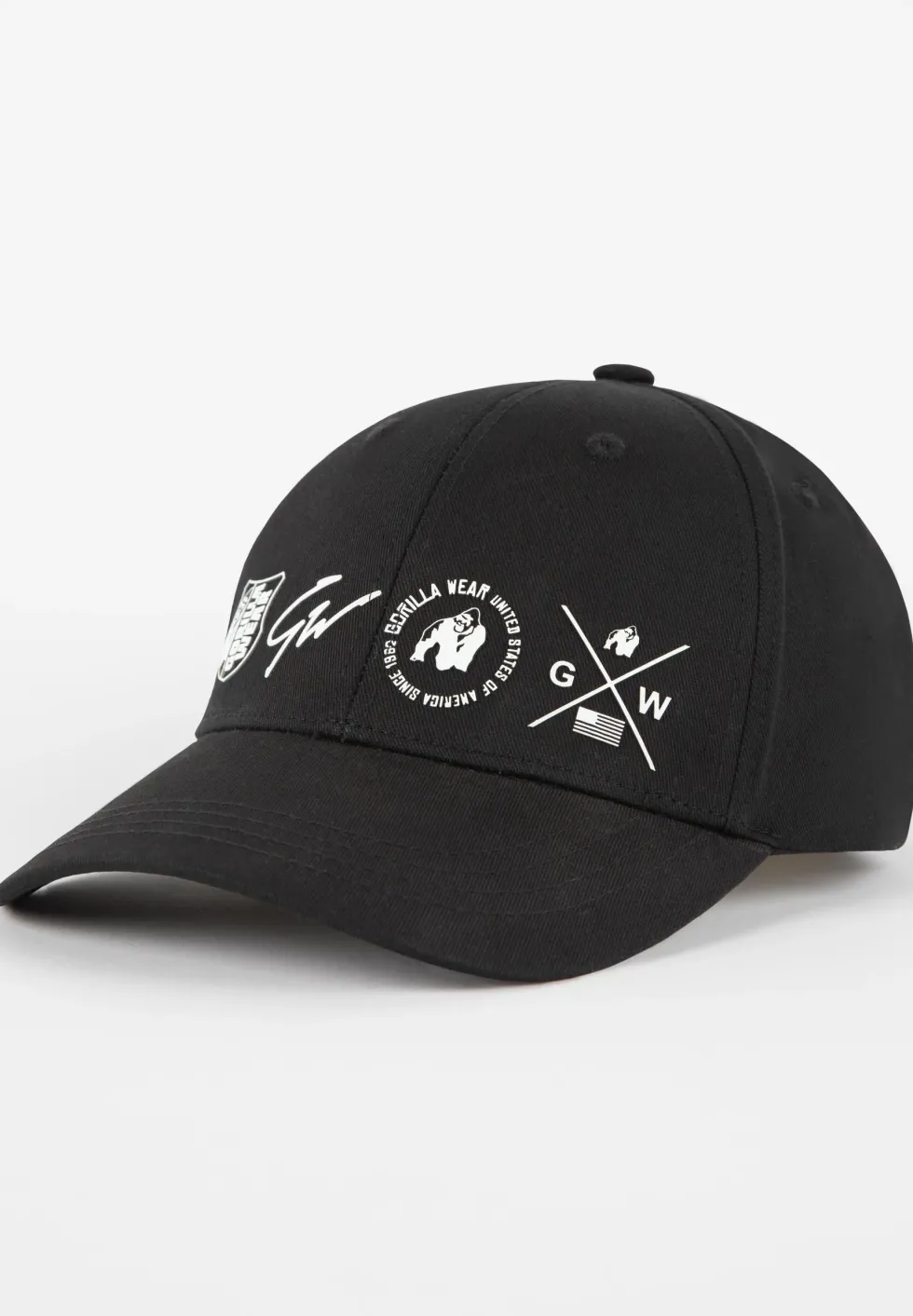 Gorilla Wear Weston Cap - Pet - Zwart