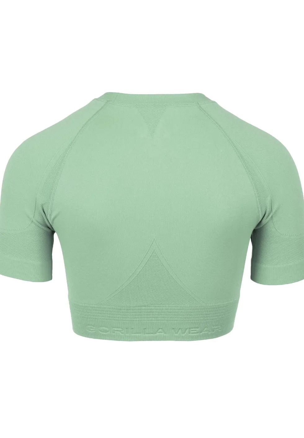 Gorilla Wear Whitney Seamless Crop Top - Groen