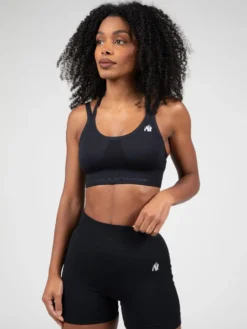 Gorilla Wear Whitney Seamless Sportbeha - Zwart