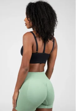 Gorilla Wear Whitney Seamless Sportbeha - Zwart