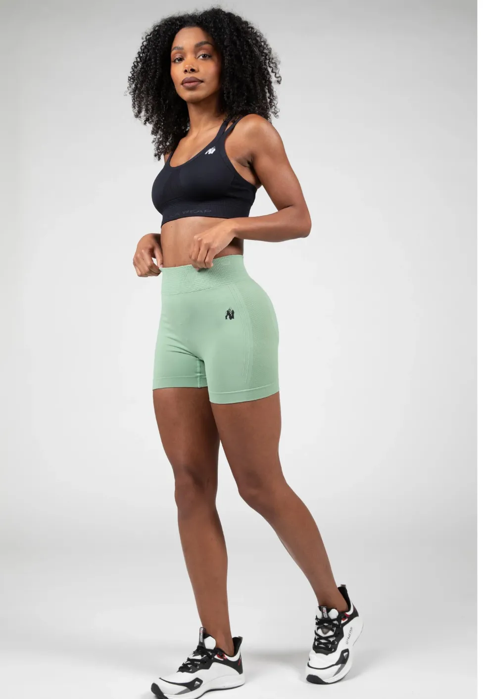 Gorilla Wear Whitney Seamless Sportbeha - Zwart