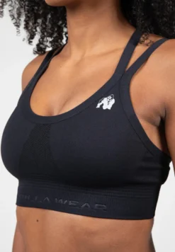 Gorilla Wear Whitney Seamless Sportbeha - Zwart