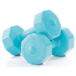 Gymstick Active Vinyl Dumbbell Set - Blauw - 2 x 5 kg