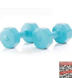 Gymstick Active Vinyl Dumbbell Set - Blauw - 2 x 3 kg