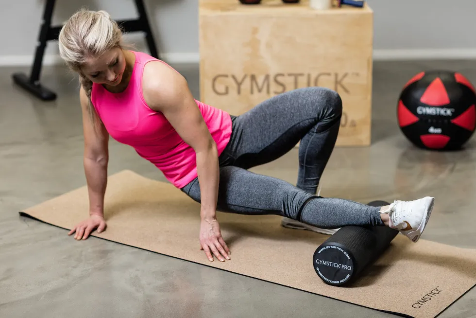 Gymstick Core Foam Roller - Zwart - 90 cm