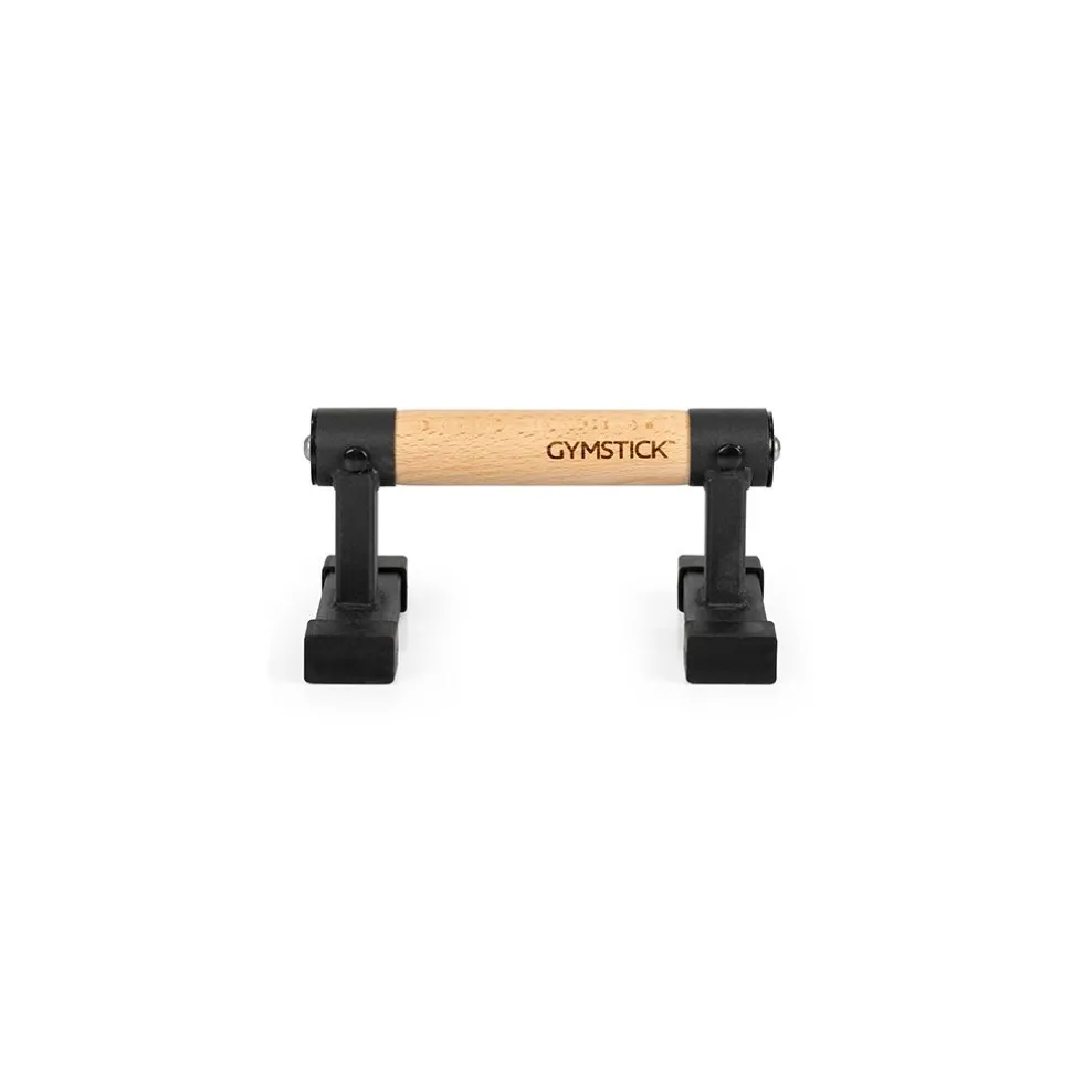 Gymstick Premium Parallettes - Opdruksteunen - Hout/Zwart
