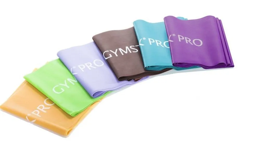 Gymstick Pro Weerstandsband - 2,5 m - 6-delige Set - Met Online Trainingsvideo's