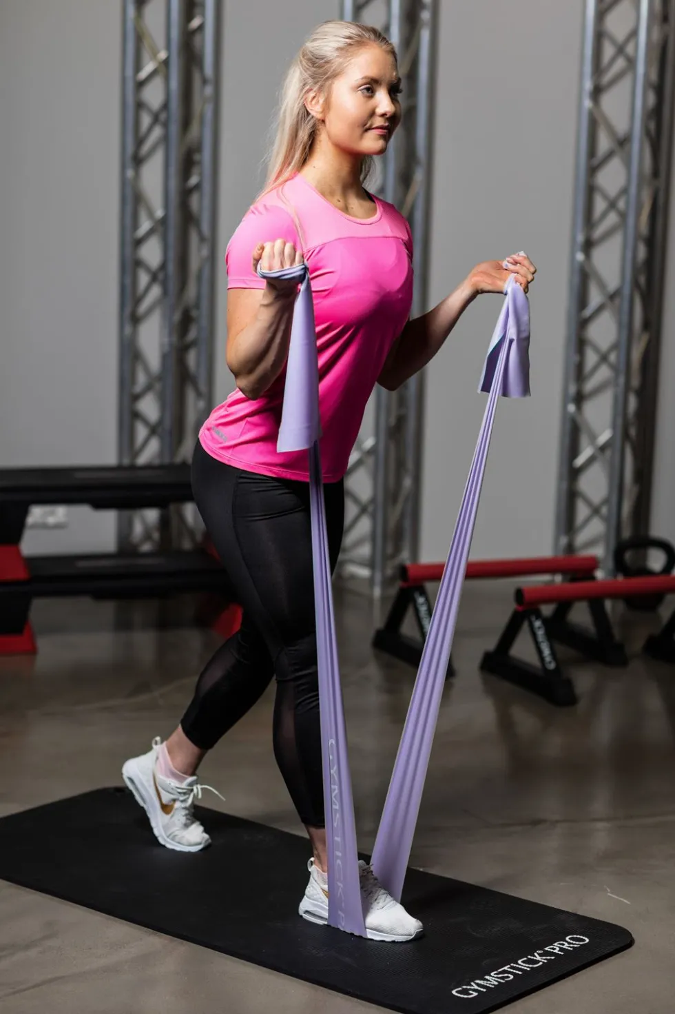 Gymstick Pro Weerstandsband - 2,5 m - 6-delige Set - Met Online Trainingsvideo's