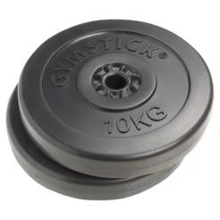 Gymstick Vinyl Halterschijven - 30 mm - 2 x 10 kg