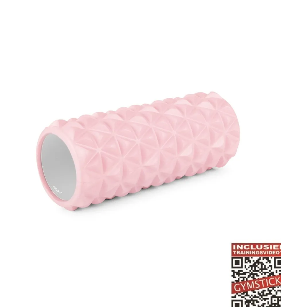 Gymstick Vivid Tube Foam Roller - 33 cm - Roze