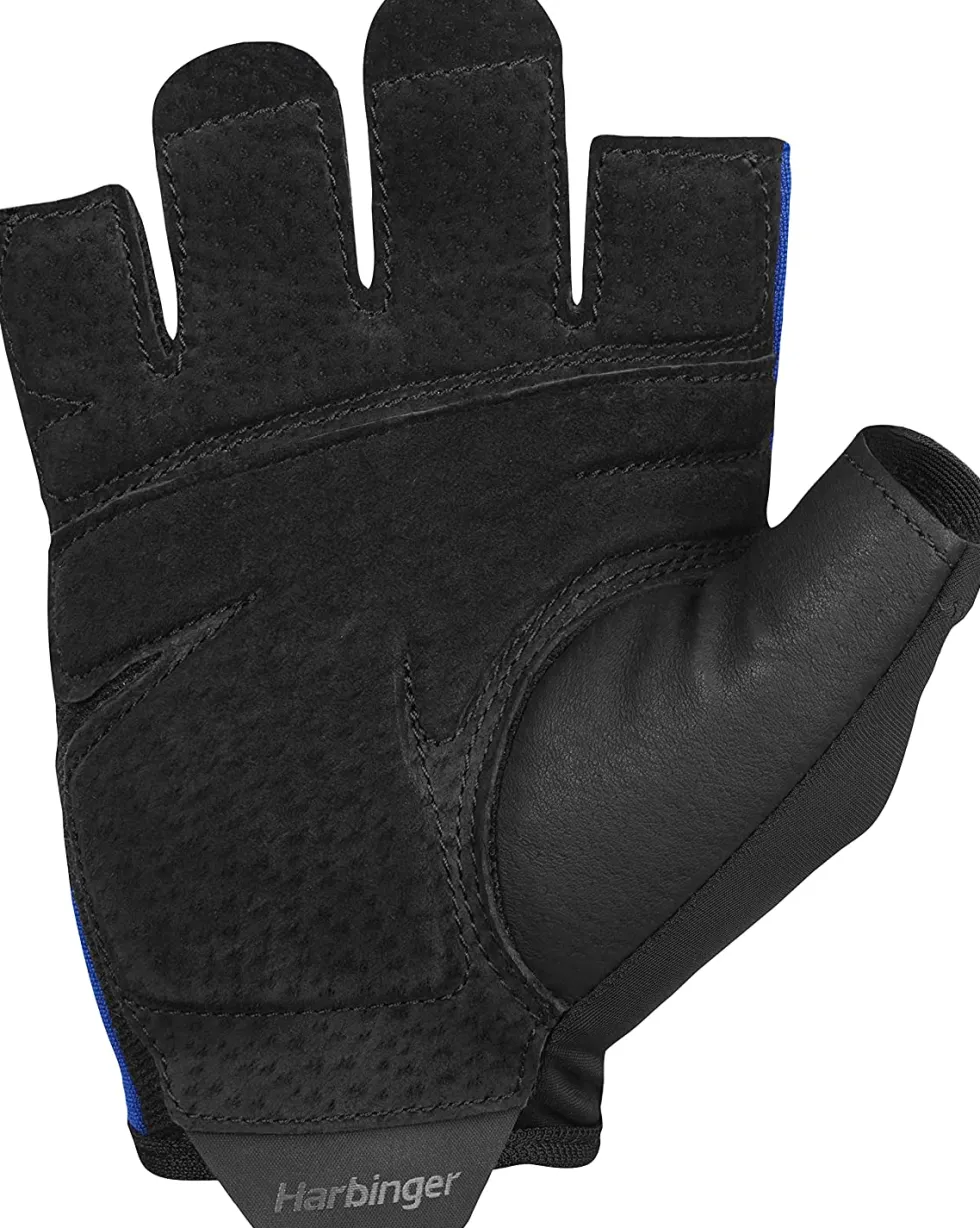 Harbinger Training Grip 2.0 Unisex Fitness Handschoenen - Blauw