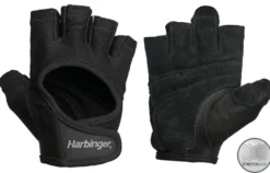 Harbinger Women's Power Stretchback Fitness Handschoenen - Zwart