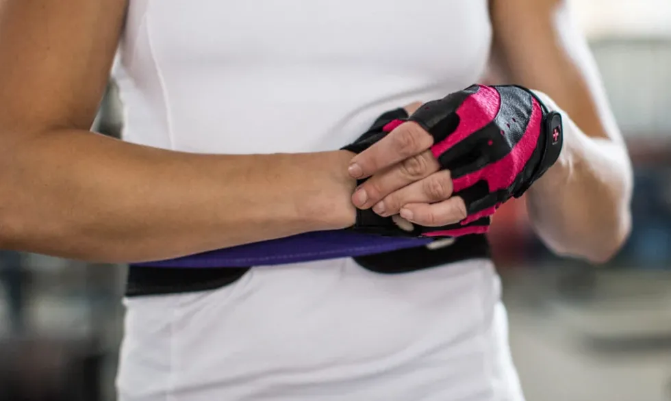 Harbinger Women's Pro Wash & Dry Fitness Handschoenen - Zwart/Roze