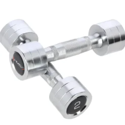 HMS Chroom Dumbbell Set - 2 x 2 kg