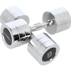 HMS Chroom Dumbbell Set - 2 x 9 kg