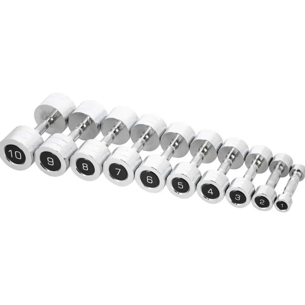 HMS Chroom Dumbbell Set - 2 x 9 kg
