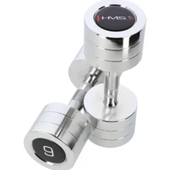 HMS Chroom Dumbbell Set - 2 x 9 kg