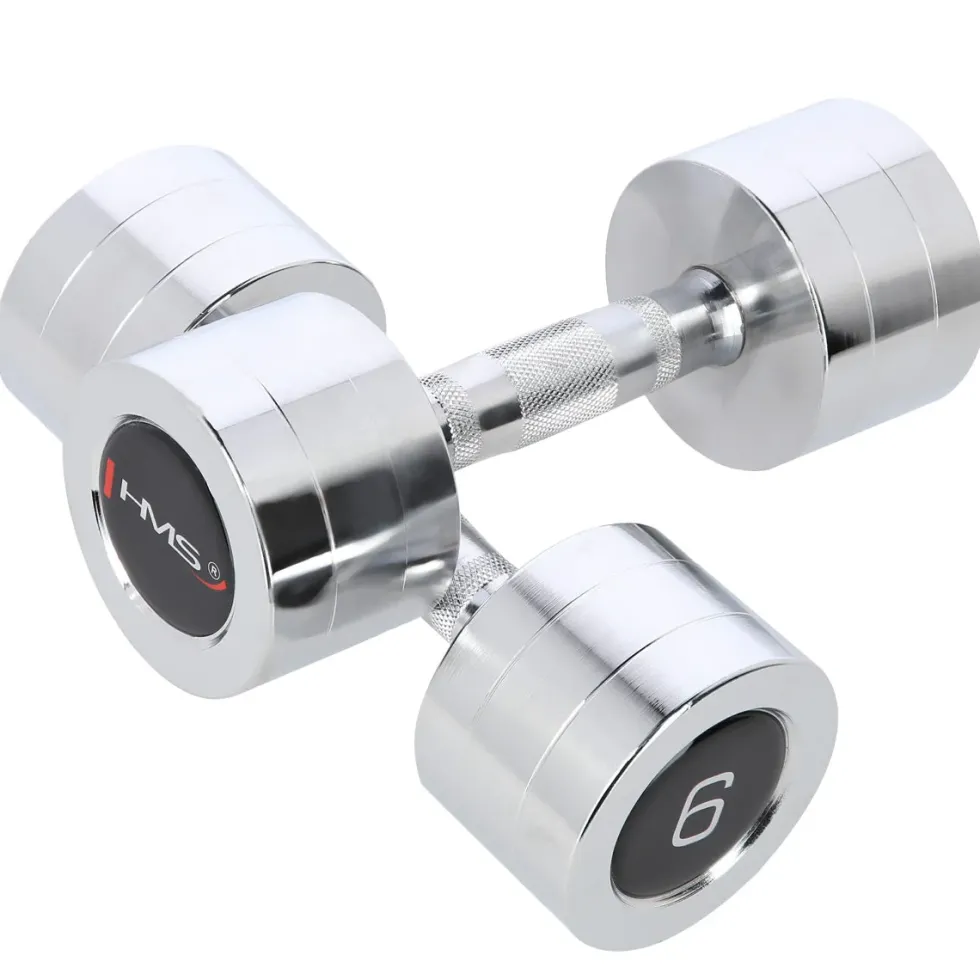 HMS Chroom Dumbbell Set - 2 x 6 kg