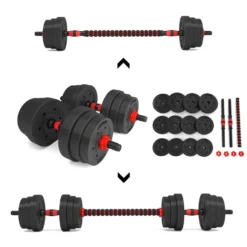 HMS Dumbbells & Halter Set - 20 kg