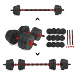 HMS Dumbbells & Halter Set - 20 kg