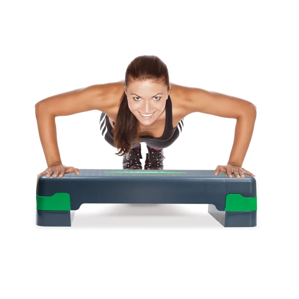 HMS Fitness Aerobic Step - Zwart/Groen