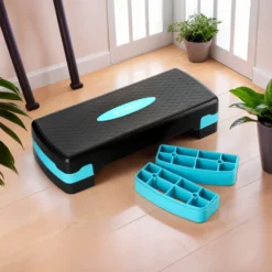 HMS Fitness Aerobic Step - Zwart/Blauw