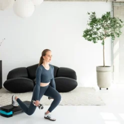 HMS Fitness Aerobic Step - Zwart/Blauw