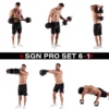 HMS Fitness 6-in-1 Krachttraining Set - 40 kg