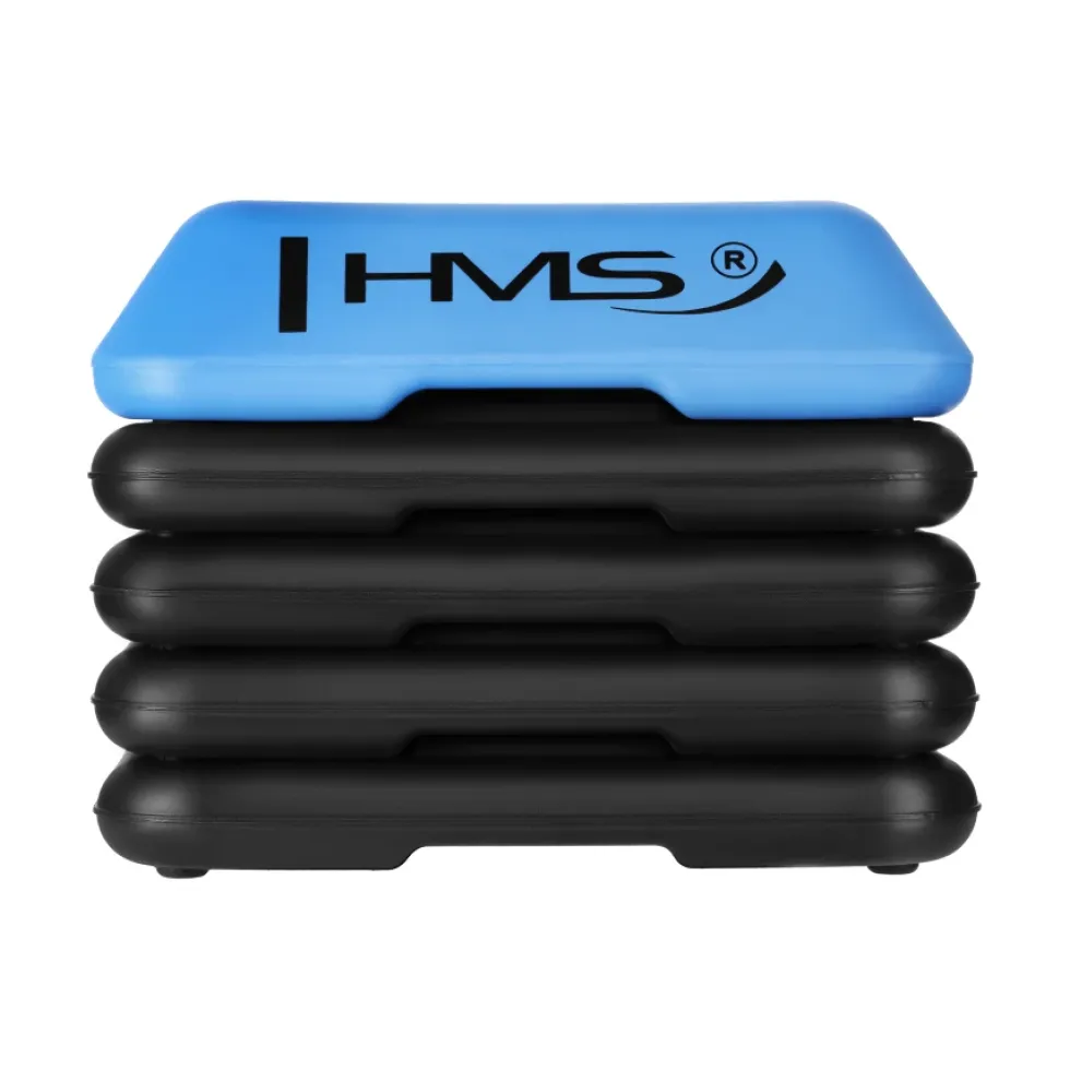HMS Fitness Mini Aerobic Step - Zwart/Blauw