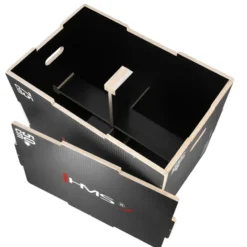 HMS Fitness Plyobox Hout - 75 x 60 x 50 cm - Zwart