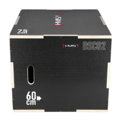 HMS Fitness Plyobox Hout - 75 x 60 x 50 cm - Zwart