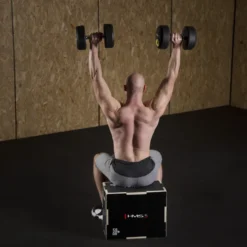 HMS Fitness Plyobox Hout - 50 x 40 x 30 cm - Zwart