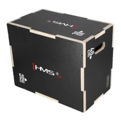 HMS Fitness Plyobox Hout - 50 x 40 x 30 cm - Zwart
