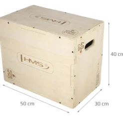 HMS Fitness Plyobox Hout - 50 x 40 x 30 cm