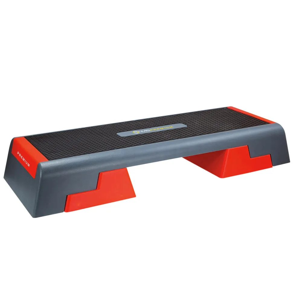 HMS Fitness Premium Aerobic Step - Zwart/Rood