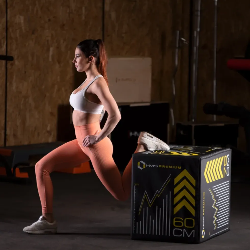HMS Fitness Premium Soft Plyobox - 75 x 60 x 50 cm
