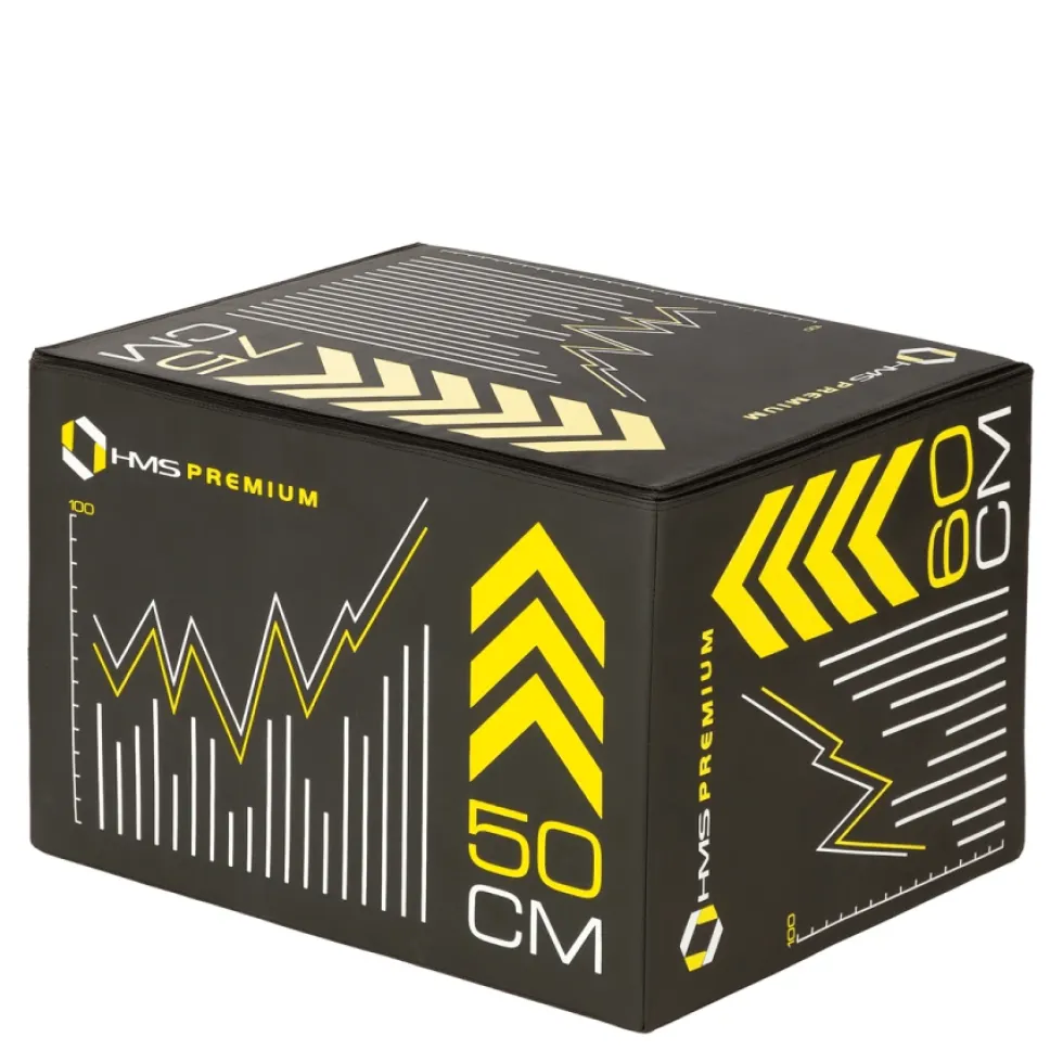 HMS Fitness Premium Soft Plyobox - 75 x 60 x 50 cm