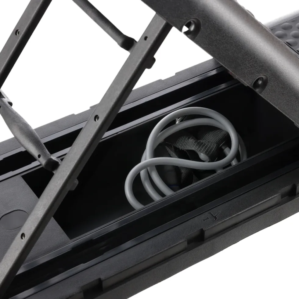 HMS Fitness Verstelbare Fitness Step Pro - Aerobic Stepper - Zwart/Oranje