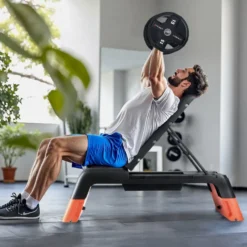 HMS Fitness Verstelbare Fitness Step Pro - Aerobic Stepper - Zwart/Oranje