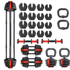 HMS 3-in-1 Verstelbare Dumbbell Set - 43,5 kg