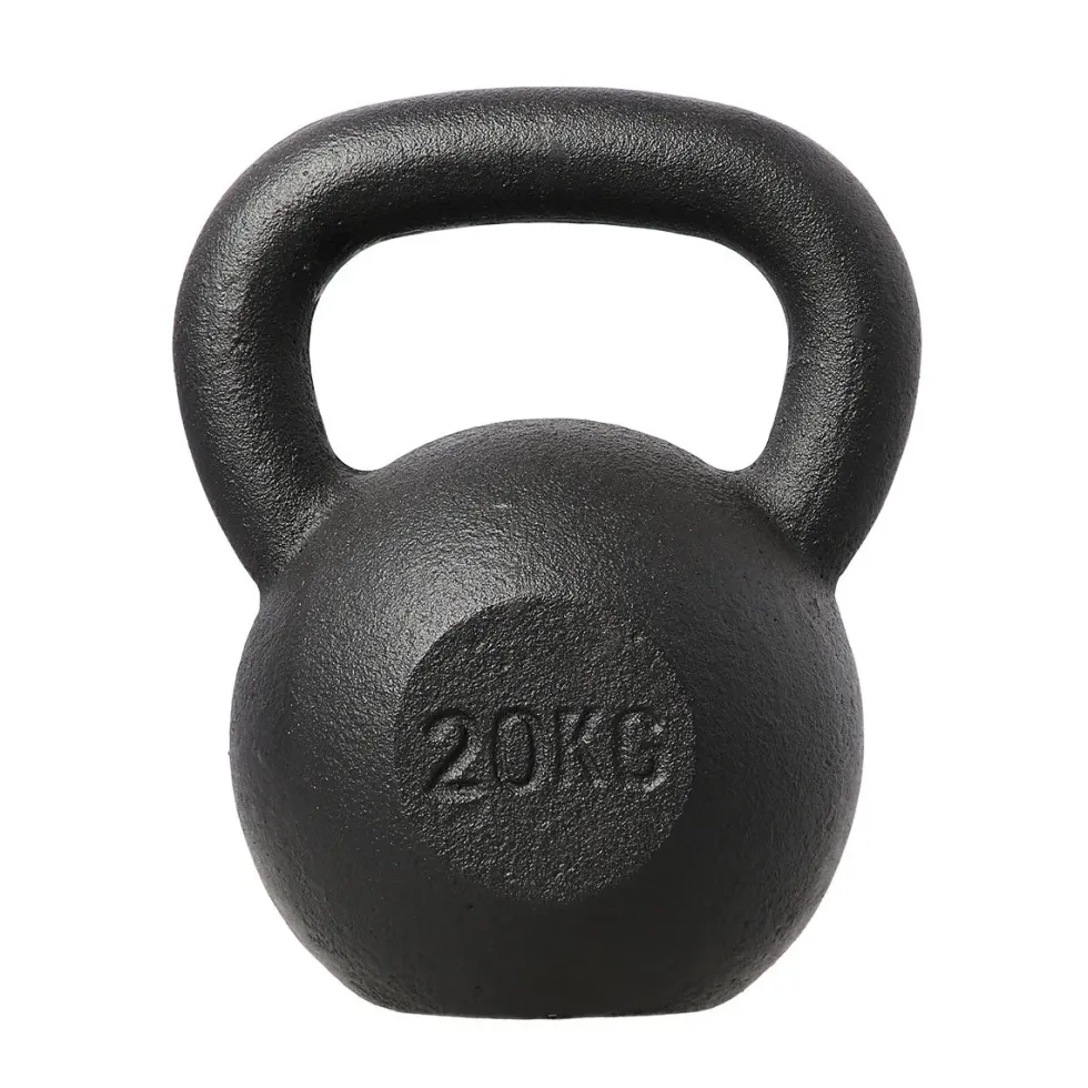 HMS Kettlebell - Gietijzer - 20 kg - Zwart